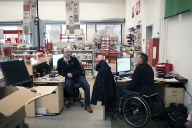 En ulykkesramt på arbejde