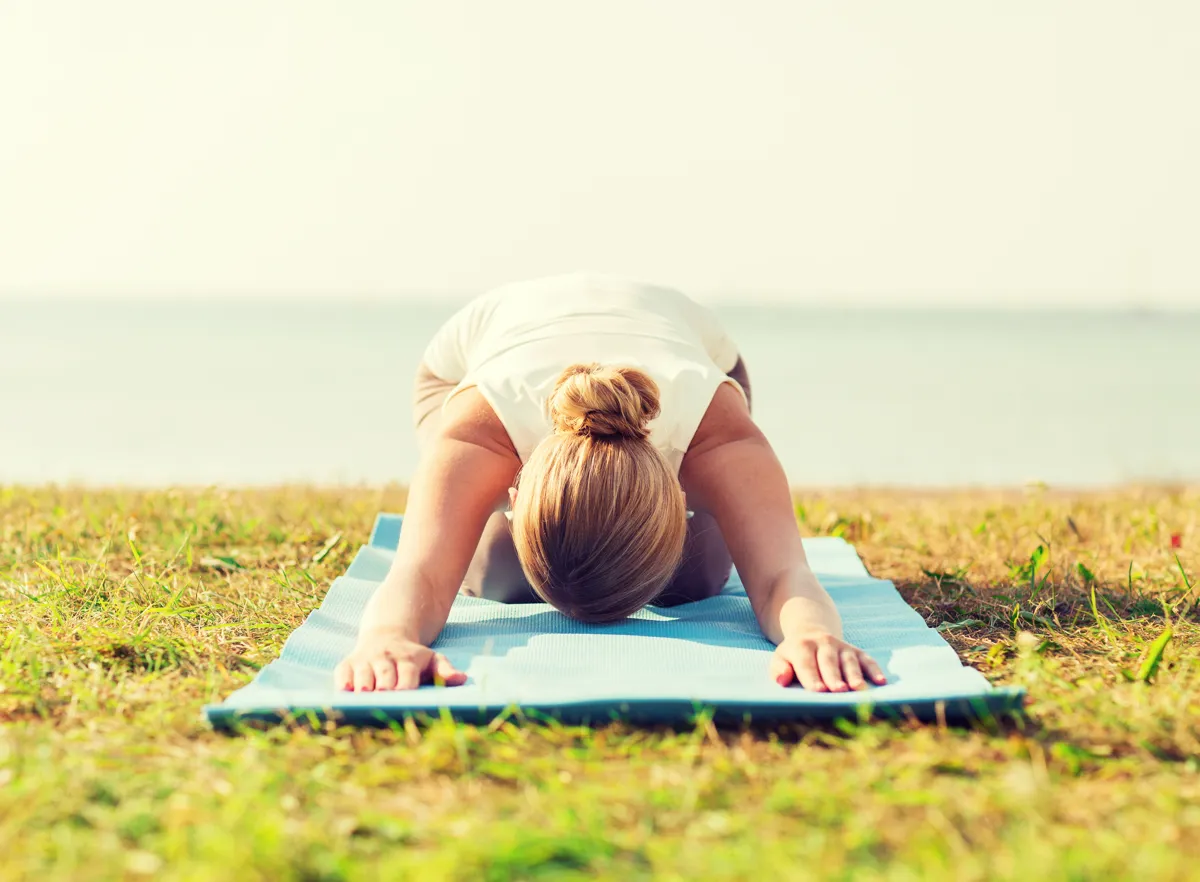 Yoga er både godt for krop og sjæl.