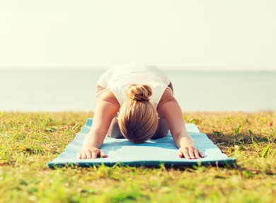 Yoga er både godt for krop og sjæl.