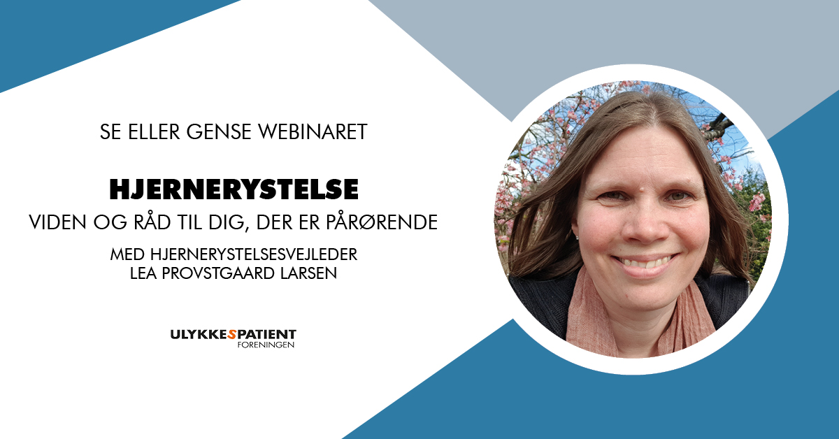 Webinar om hjernerystelse med Lea Provstgaard Larsen