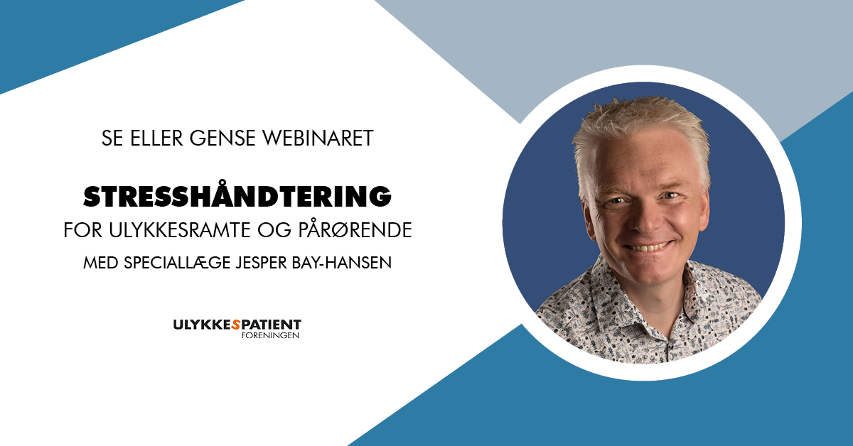Webinar om stresshåndtering med Jesper Bay-Hansen