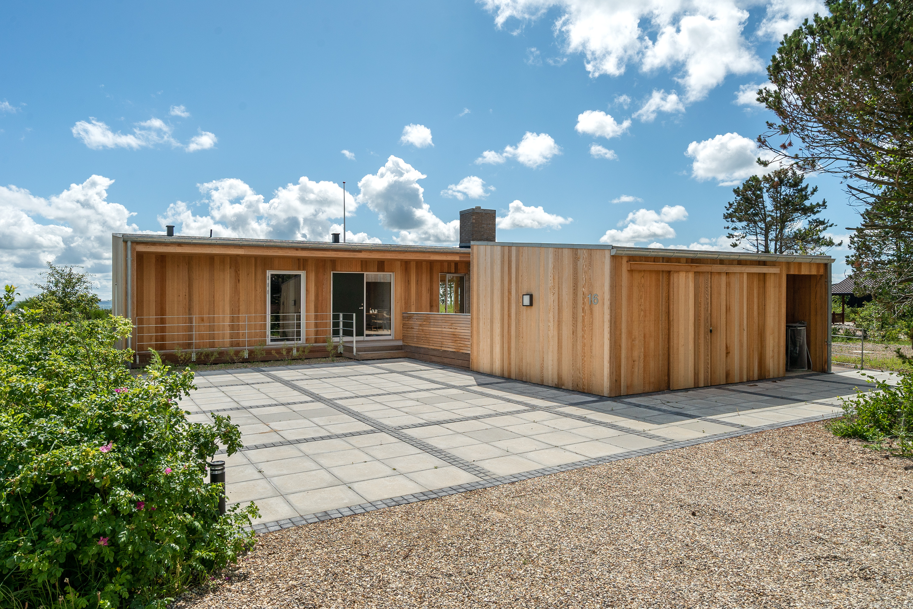 Sommerhuset i Thy udefra.