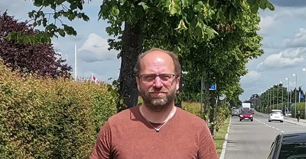 Tæt på ulykken: Sten