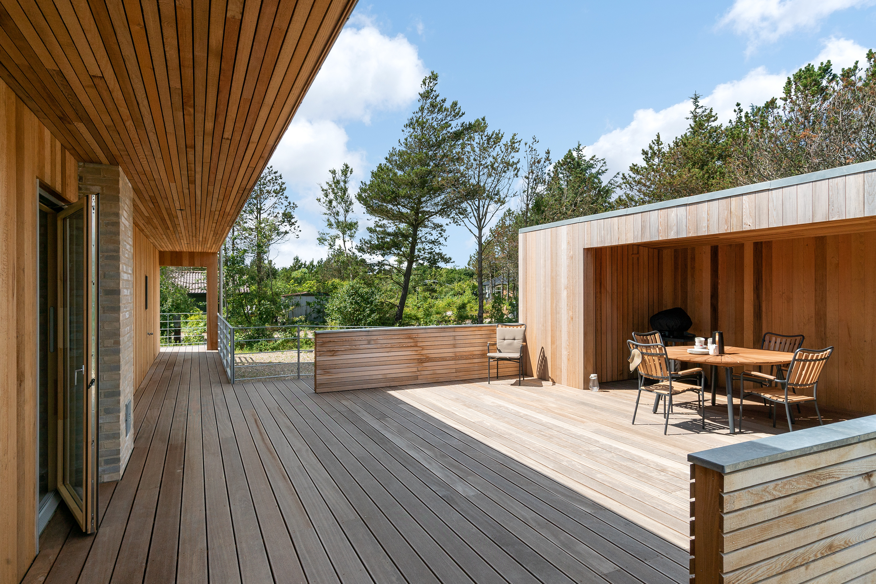 Sommerhuset i Thy udefra.