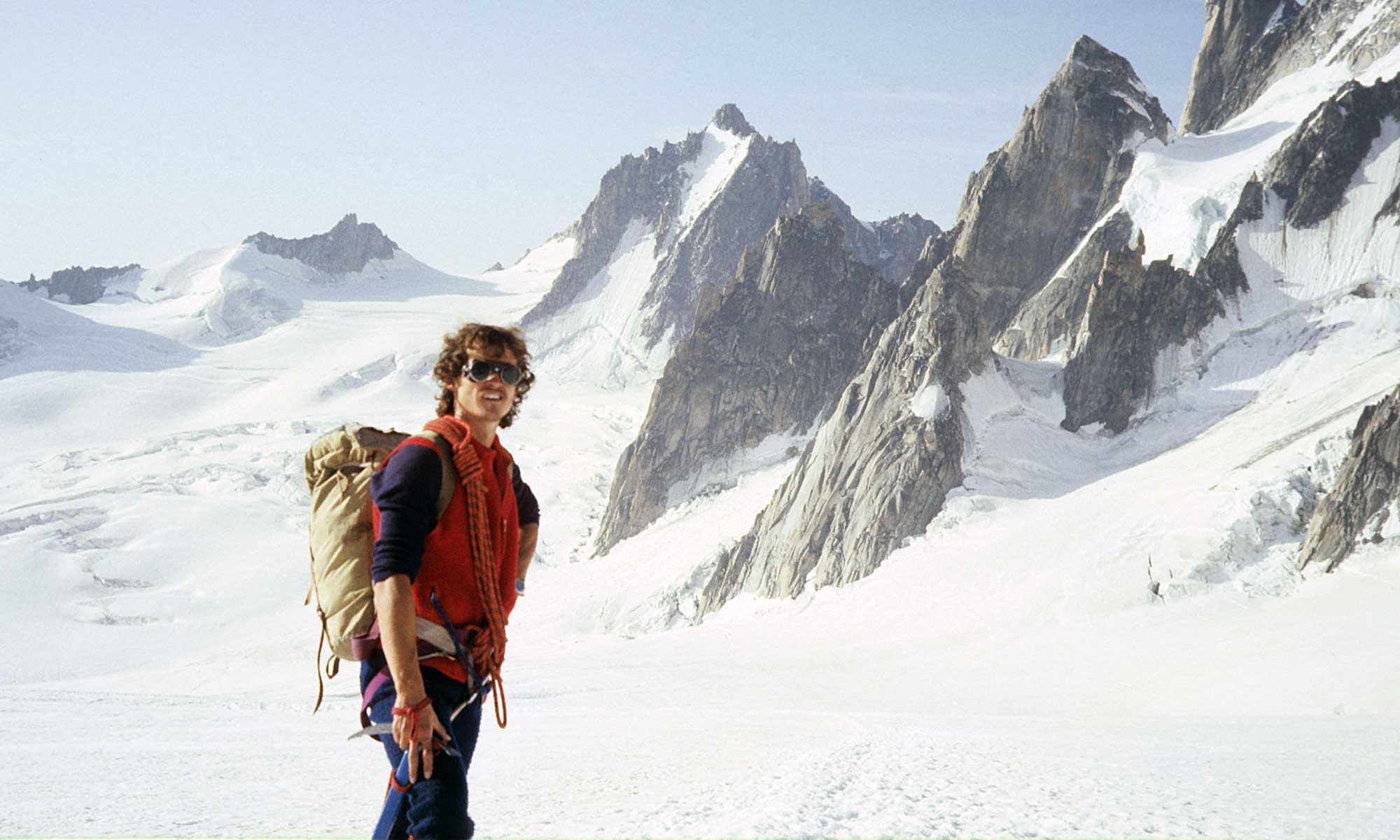 Billede af Michael Hjorth fra 1983 i Alperne