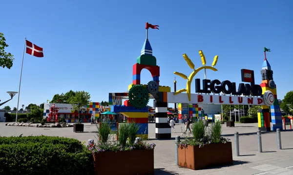 Indgangen til Legoland Billund